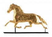 GILT RUNNING HORSE WEATHER VAN