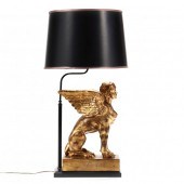 GILT SPHINX TABLE LAMP 20th ce