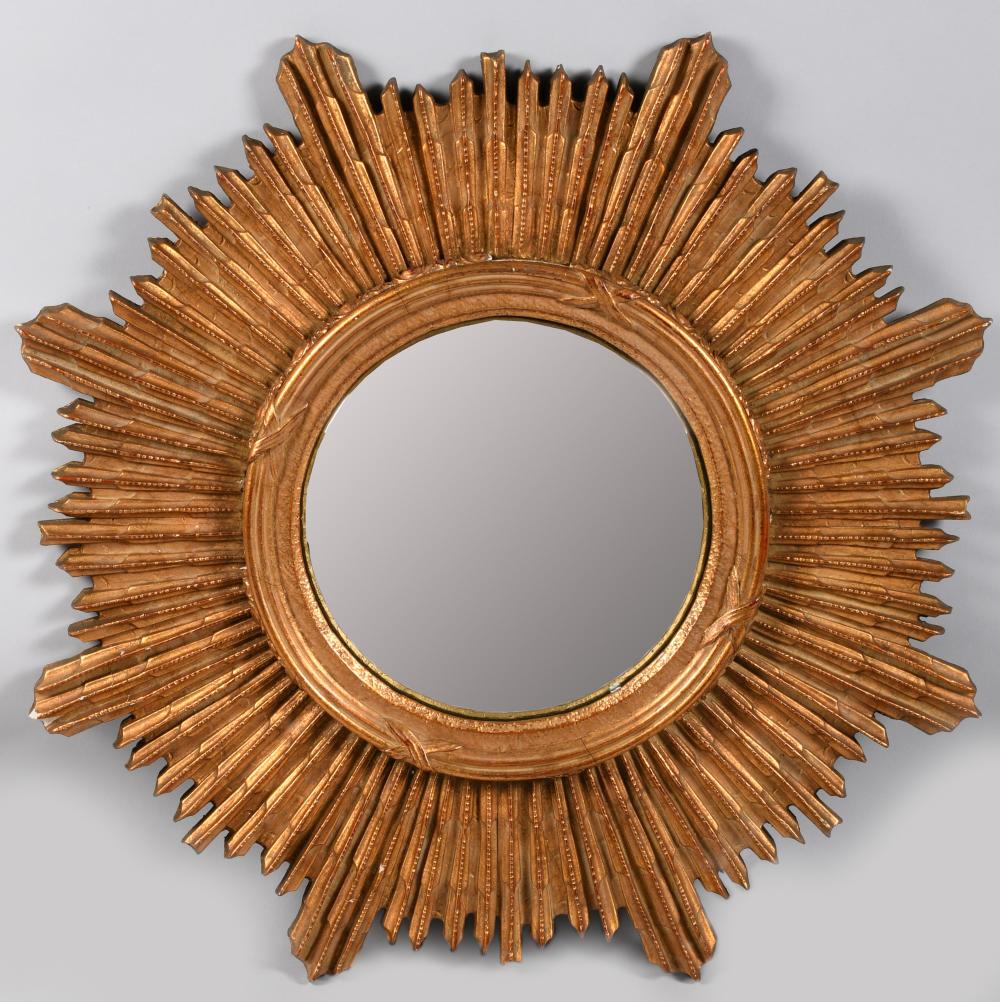 GILT SUNBURST MIRROR APPROX.
