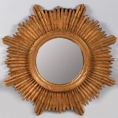 GILT SUNBURST MIRROR APPROX. D