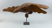 GILT WOOD EAGLE WHIRLIGIG PROB