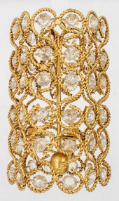 GILTMETAL OPENWORK ROPETWIST C