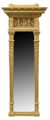 GILTWOOD ANTHEMION CARVED WALL
