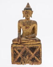 GILTWOOD BUDDHA, THAILAND<br>P