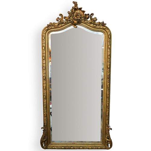 GILTWOOD CARVED BEVELED