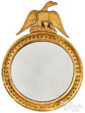 GILTWOOD CONVEX MIRROR WITH CA