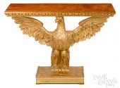 GILTWOOD EAGLE PIER TABLE, 19T