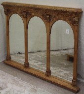 GILTWOOD-FRAMED WALL OR OVERMA