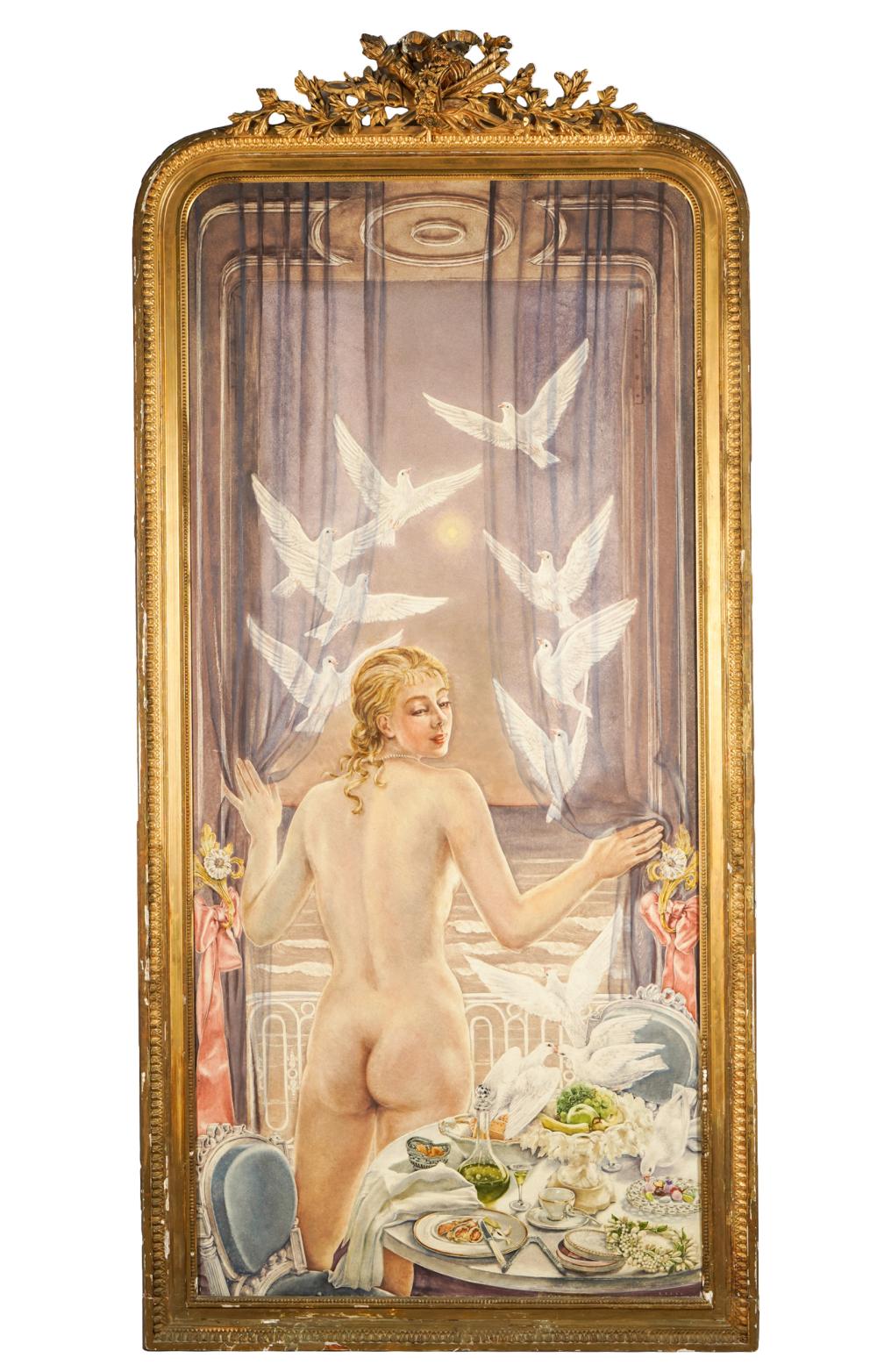 GILTWOOD & GESSO FRAMEcontaining