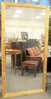 GILTWOOD MIRROR WITH TWO-PART