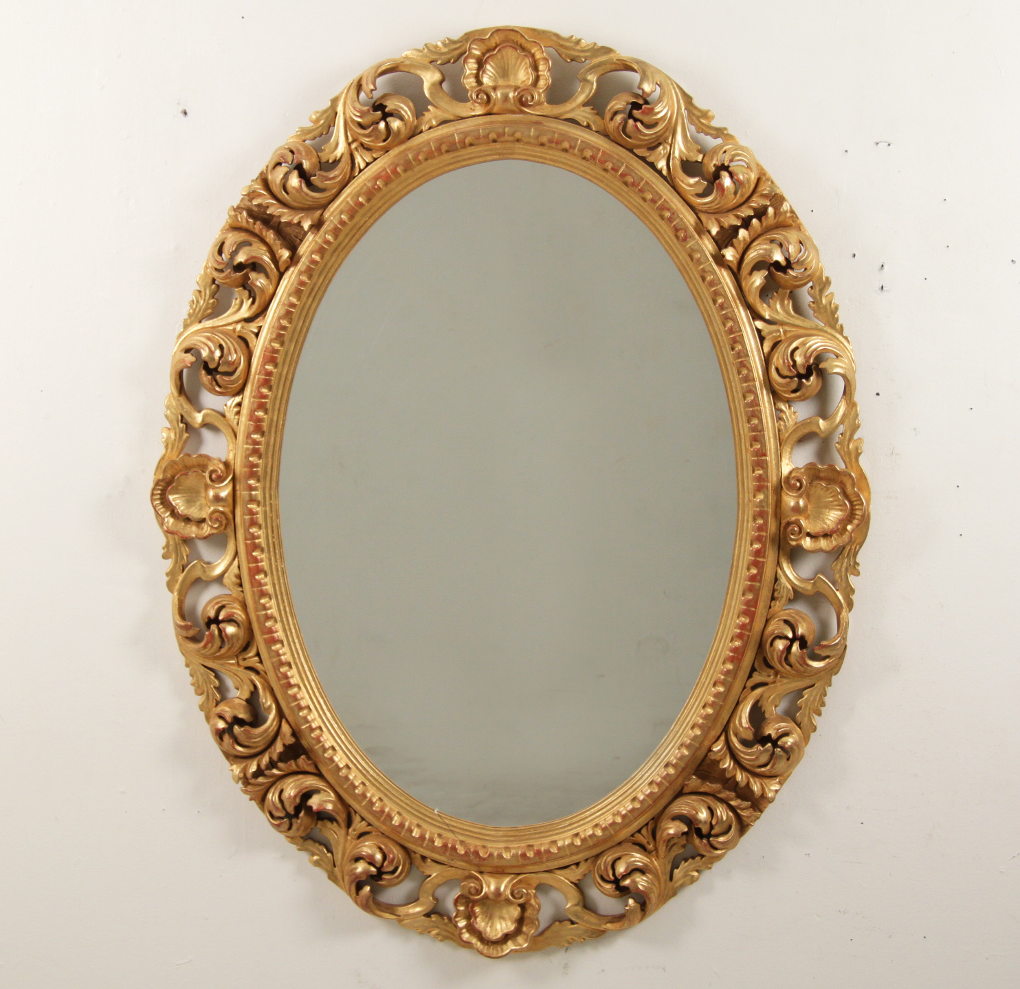 GILTWOOD OVAL FLORENTINE STYLE
