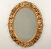 GILTWOOD OVAL FLORENTINE STYLE