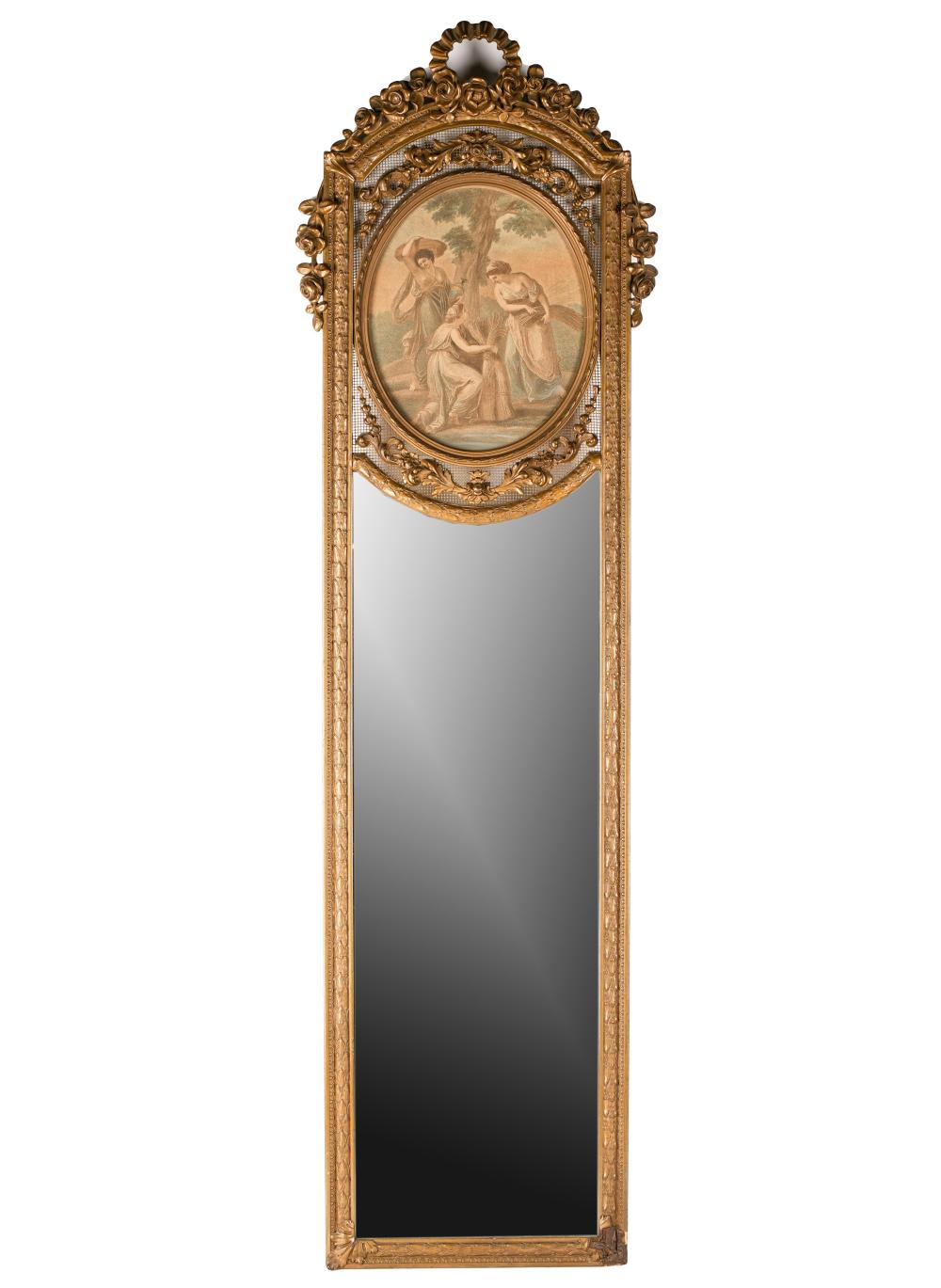 GILTWOOD PIER MIRRORlate 19th /