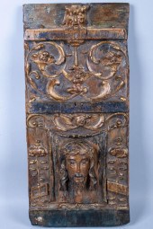 GILTWOOD RELIEF PANEL CARVED W