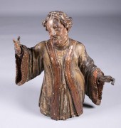 GILTWOOD SAINT, PROBABLY ITALI