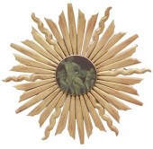GILTWOOD SUNBURST DESIGN LAOCO