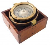 GIMBALLED BOX COMPASS BY JOHN
