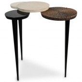 GINGER BROWN SHAGREEN ACCENT T