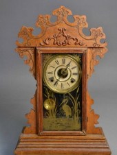 GINGERBREAD MANTLE CLOCK MARKE