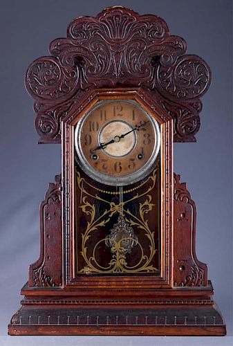 GINGERBREAD MANTLE CLOCKOrnate