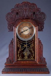 GINGERBREAD MANTLE CLOCKOrnate