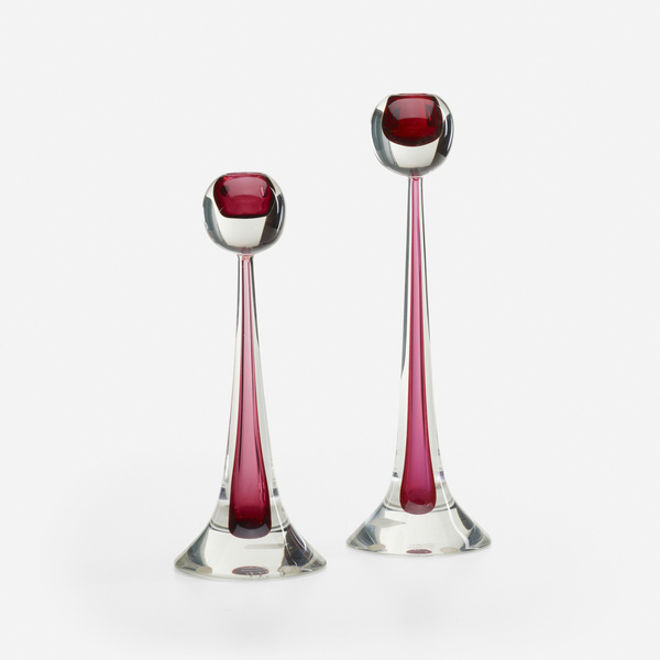 Gino Cenedese. Candlesticks, set of