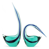 GINO CENEDESE, TWO MURANO GLAS