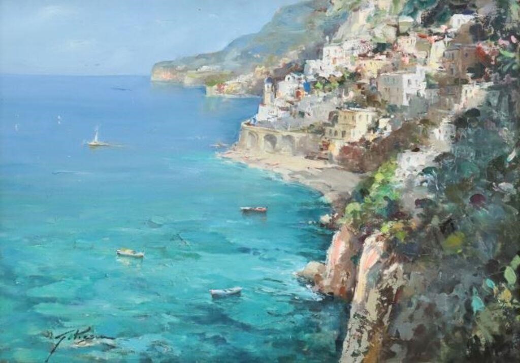 GINO PISANI (B.1967) OIL PAINTING