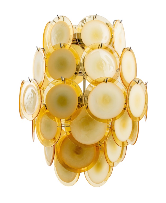 GINO VISTOSI, MURANO GLASS HUNG