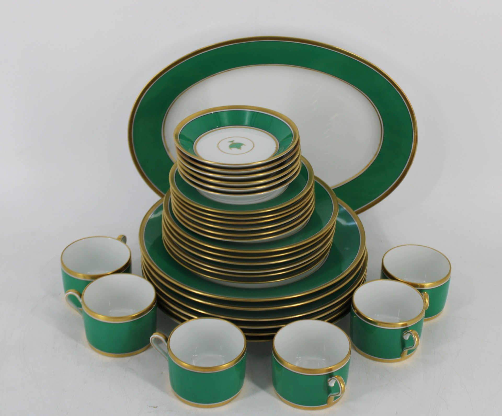 GINORI "IMPERIA GREEN" PORCELAIN