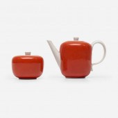 Gio Ponti. Creamer and covered