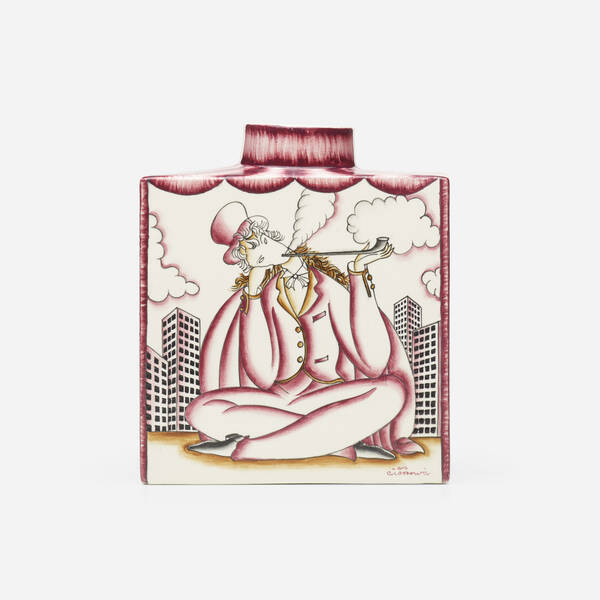 Gio Ponti. Il Fumatore Stanco vase.