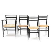 GIO PONTI, SET OF FOUR LADDER