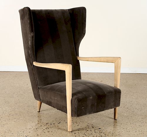 GIO PONTI STYLE WINGED ARM CHAIRS