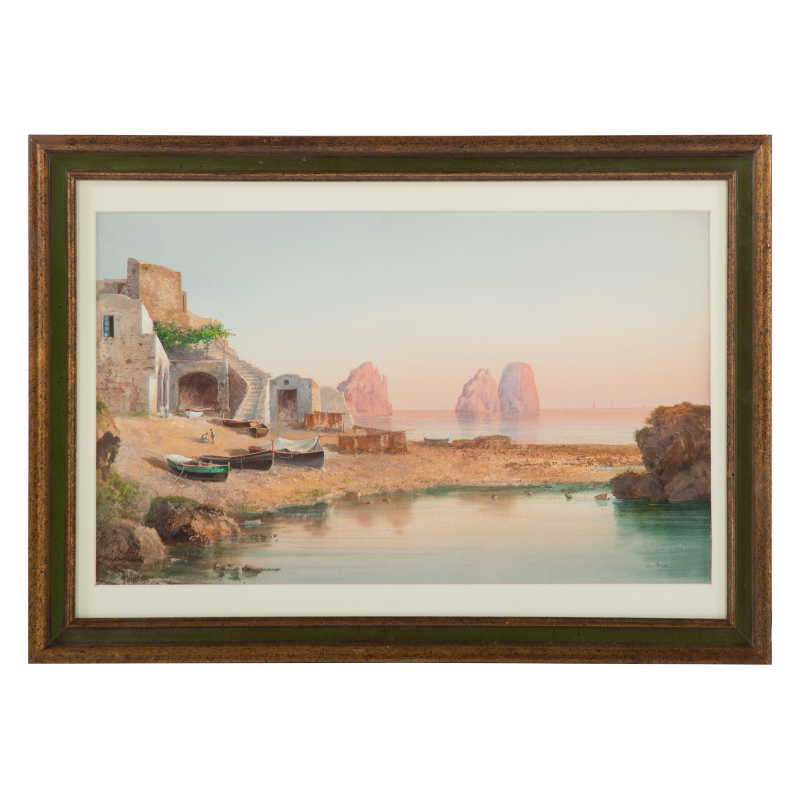 GIOCCHINO LA PIRA. VIEW OF CAPRI,