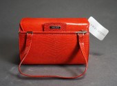 GIORGIO ARMANI RED FAUX REPTIL