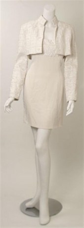 Giorgio Armani white silk cock