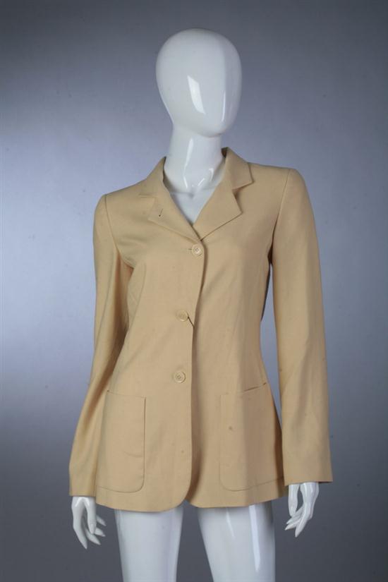 GIORGIO ARMANI YELLOW CASHMERE