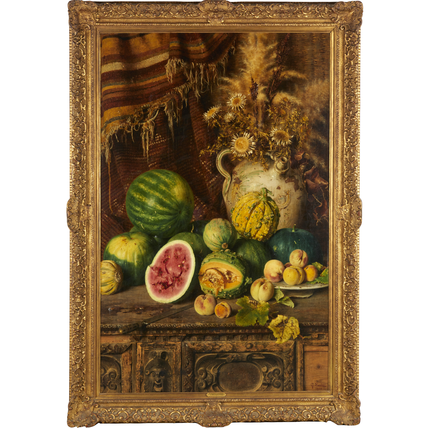 GIORGIO LUCCHESI, OIL ON CANVAS,
