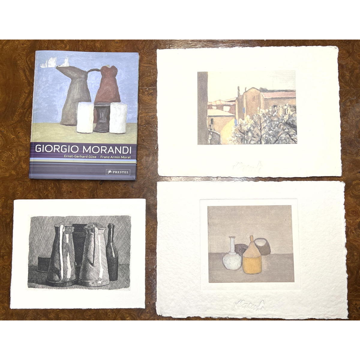 GIORGIO MORANDI Book and 3