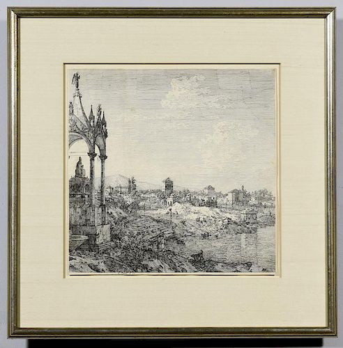 GIOVANNI ANTONIO CANALETTO DRYPOINT