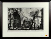 GIOVANNI B. PIRANESI "VEDUTA D