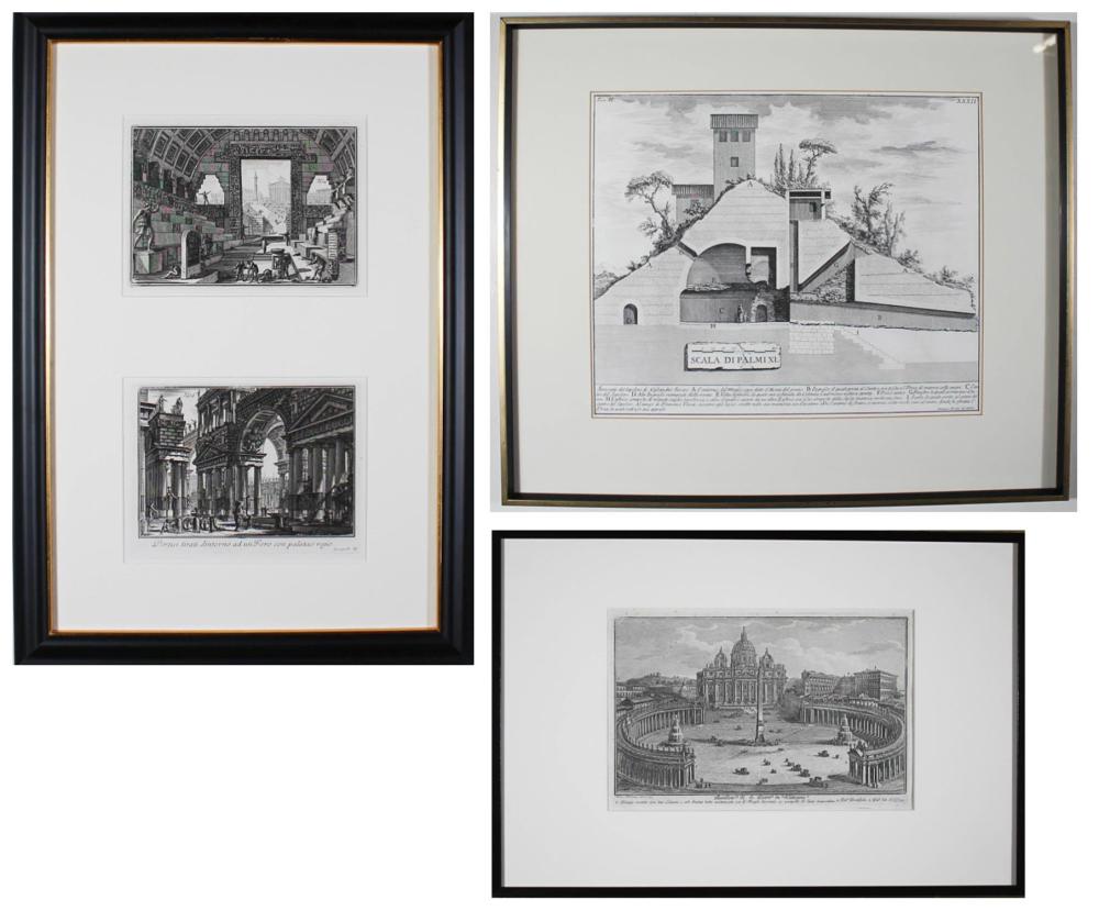 GIOVANNI BATTISTA PIRANESI FOUR