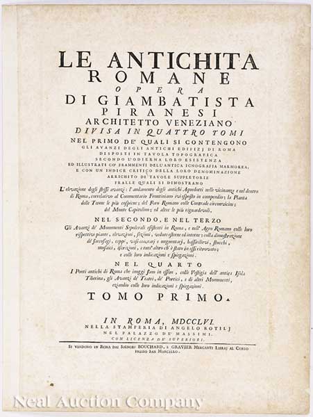 Giovanni Battista Piranesi (Italian
