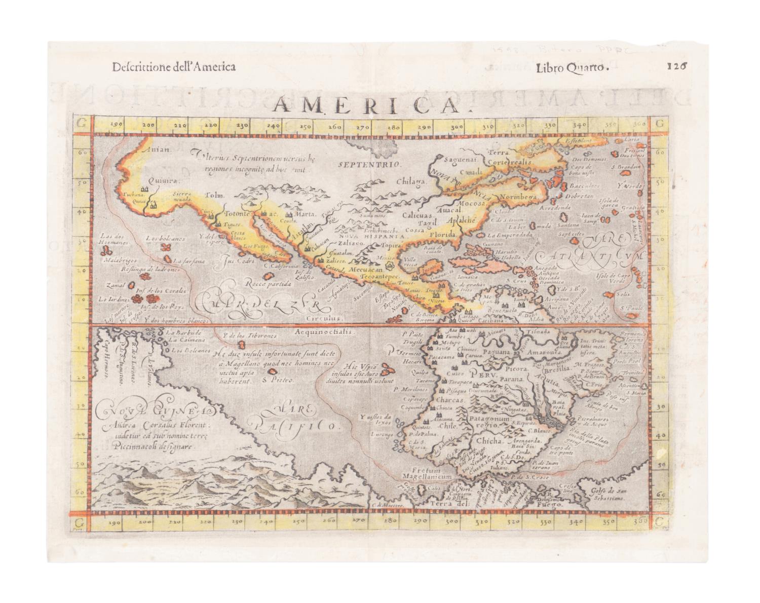 GIOVANNI BOTERO ENGRAVED MAP