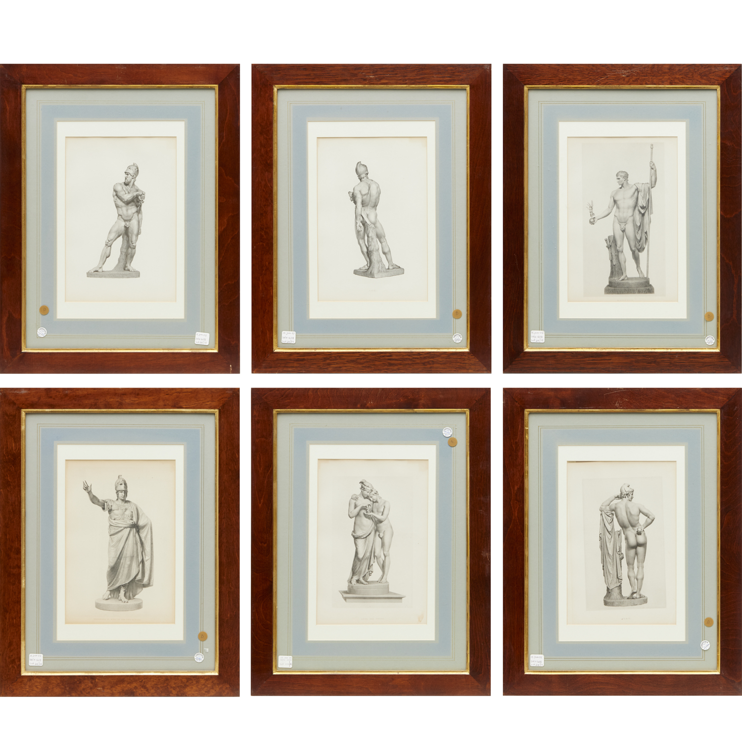 GIOVANNI FOLO, (6) ENGRAVINGS,