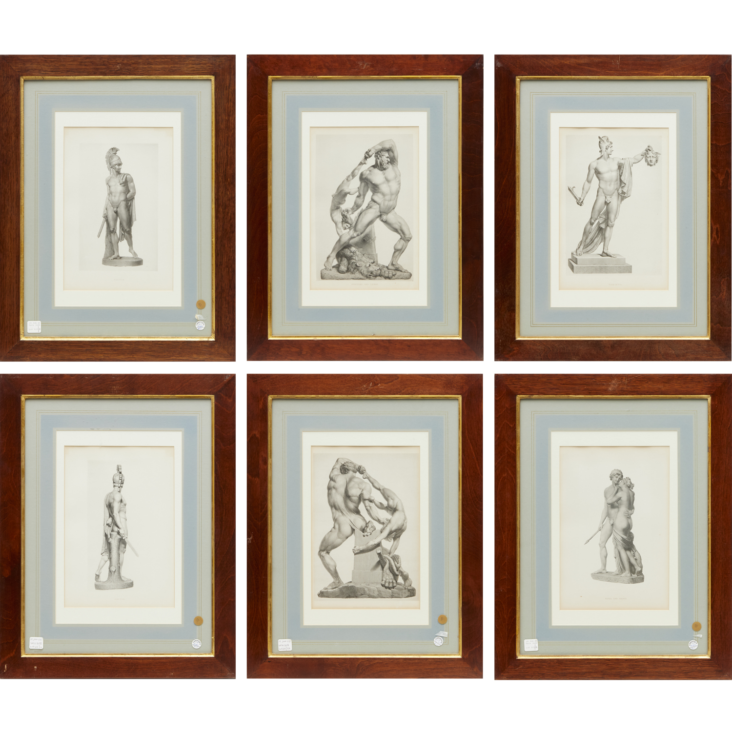 GIOVANNI FOLO, (6) ENGRAVINGS,