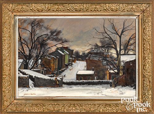 GIOVANNI MARTINO OIL ON BOARD OF