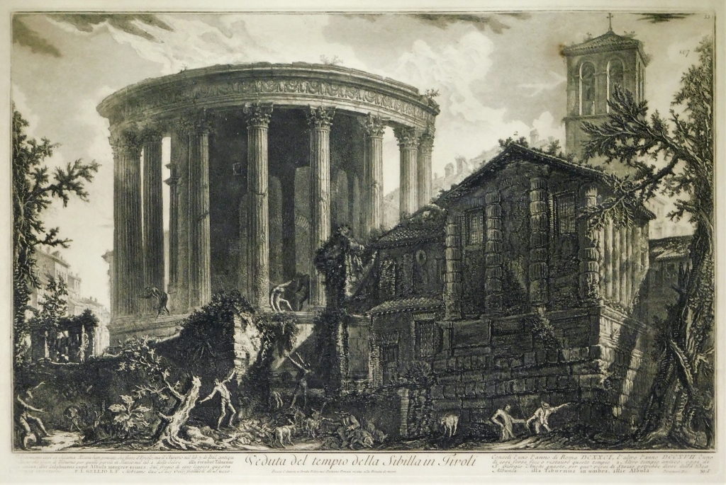 GIOVANNI PIRANESI TEMPLE OF SYBIL