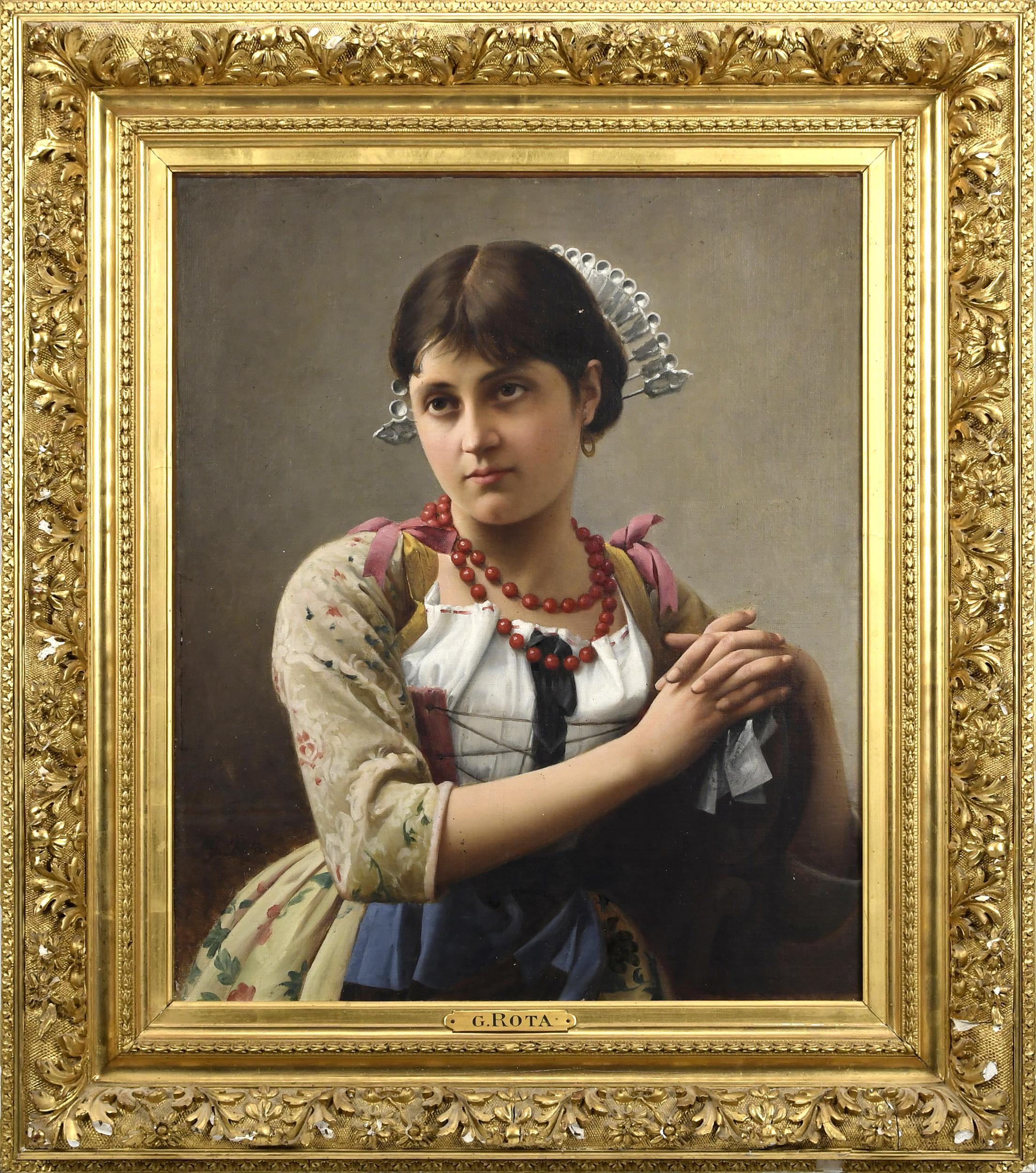 GIOVANNI ROTA OIL, YOUNG SEATED